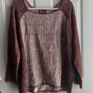 Cable knit sweater